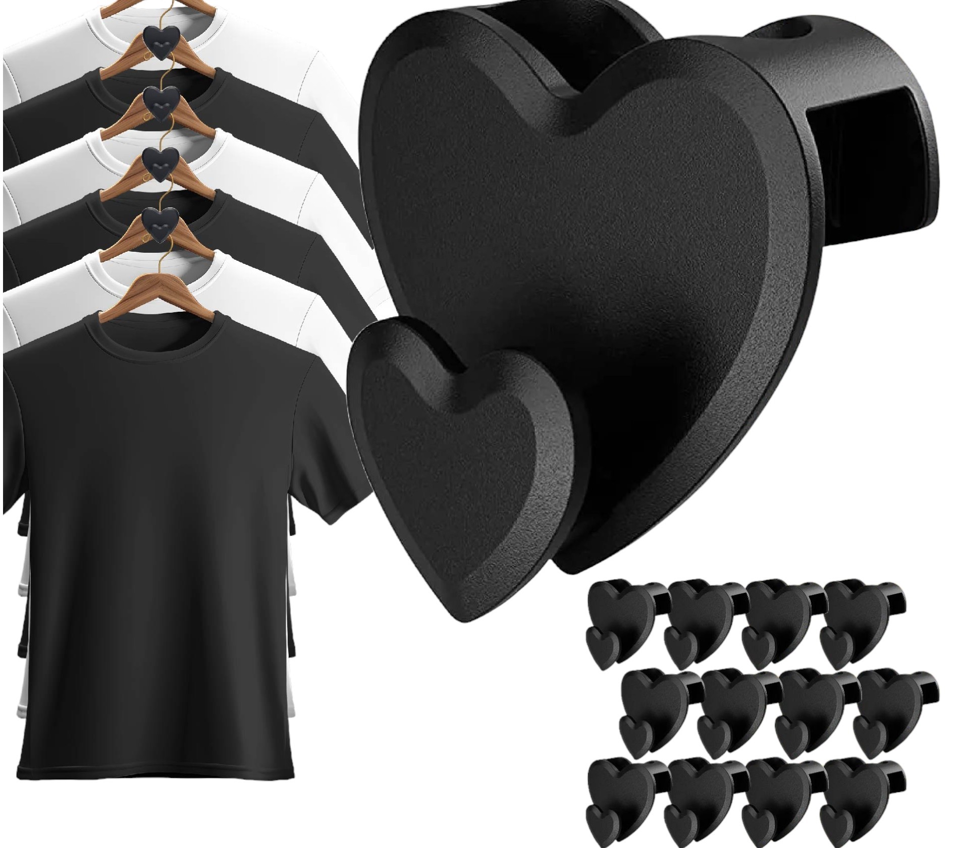 Organizador Gancho De Ropa Set X12